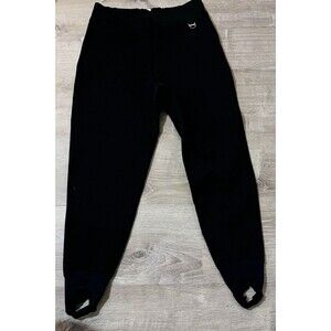 Kaelin Equestrian Pants Womens M Black Stirrup Wool Blend Ski Riding Western